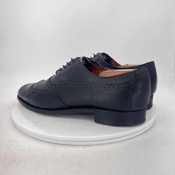Brooks Brothers Men Size EU 40 US 7 Black Leather Wingtip Oxford Dress Shoes main image 4